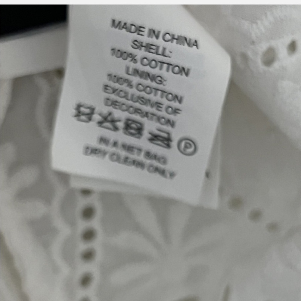 Kate Spade White Eyelet Sleeveless Top - Picture 5 of 6